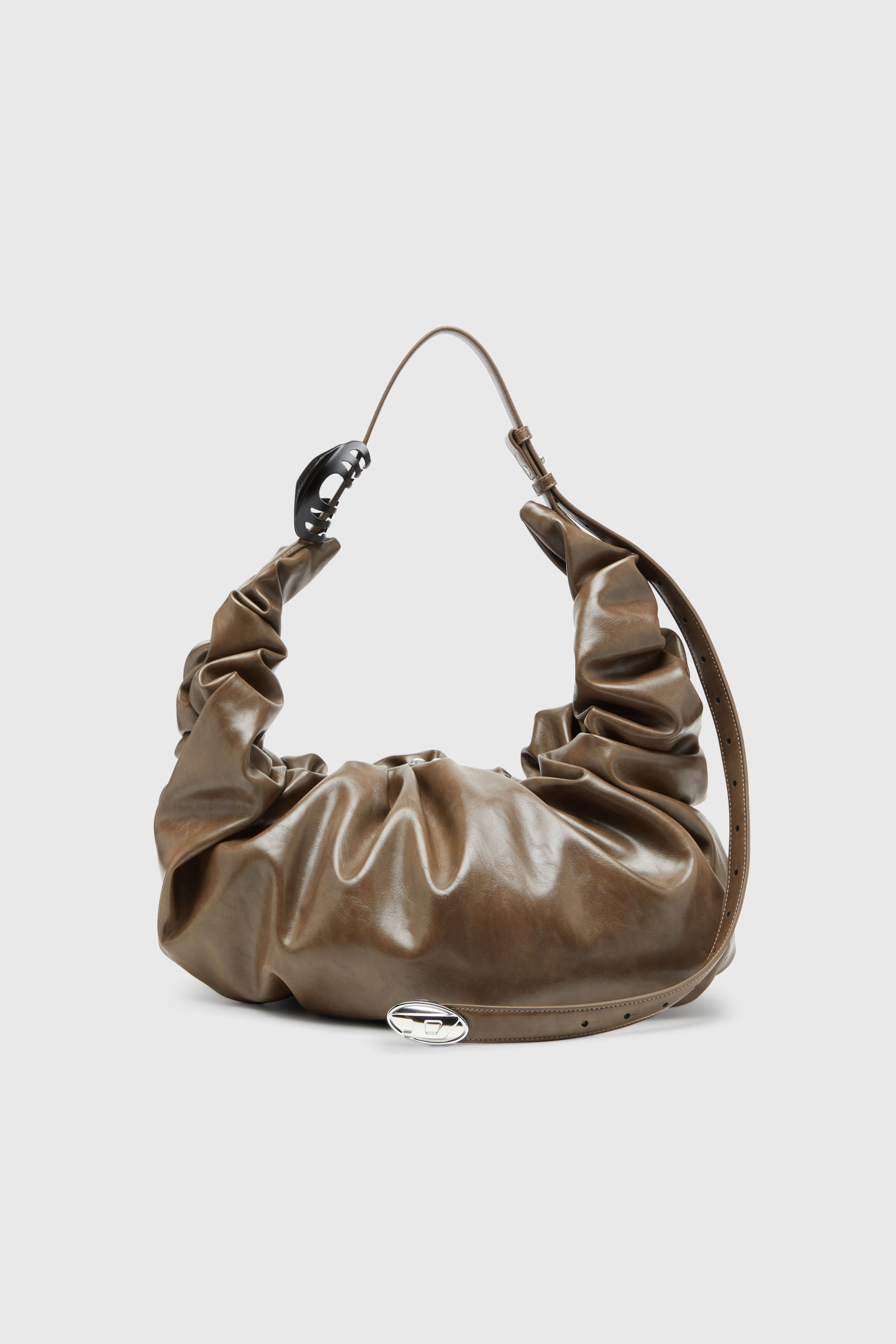 Diesel - GRAB-D HOBO L, Female's ホーボーバッグ L in ベージュ - 2
