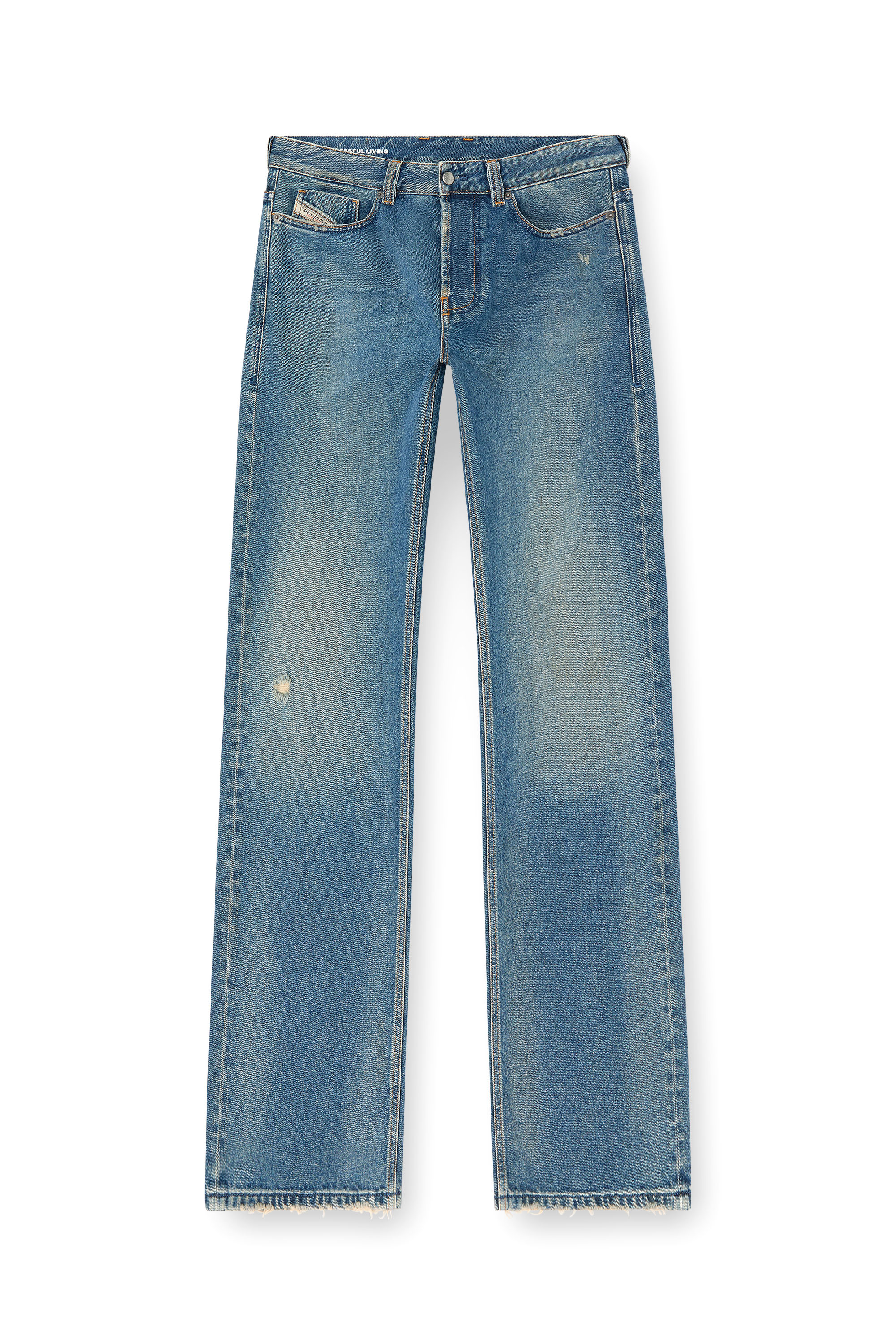 Diesel - Male's Relaxed Jeans 1980 D-Eeper 09J79, ミディアムブルー - 3