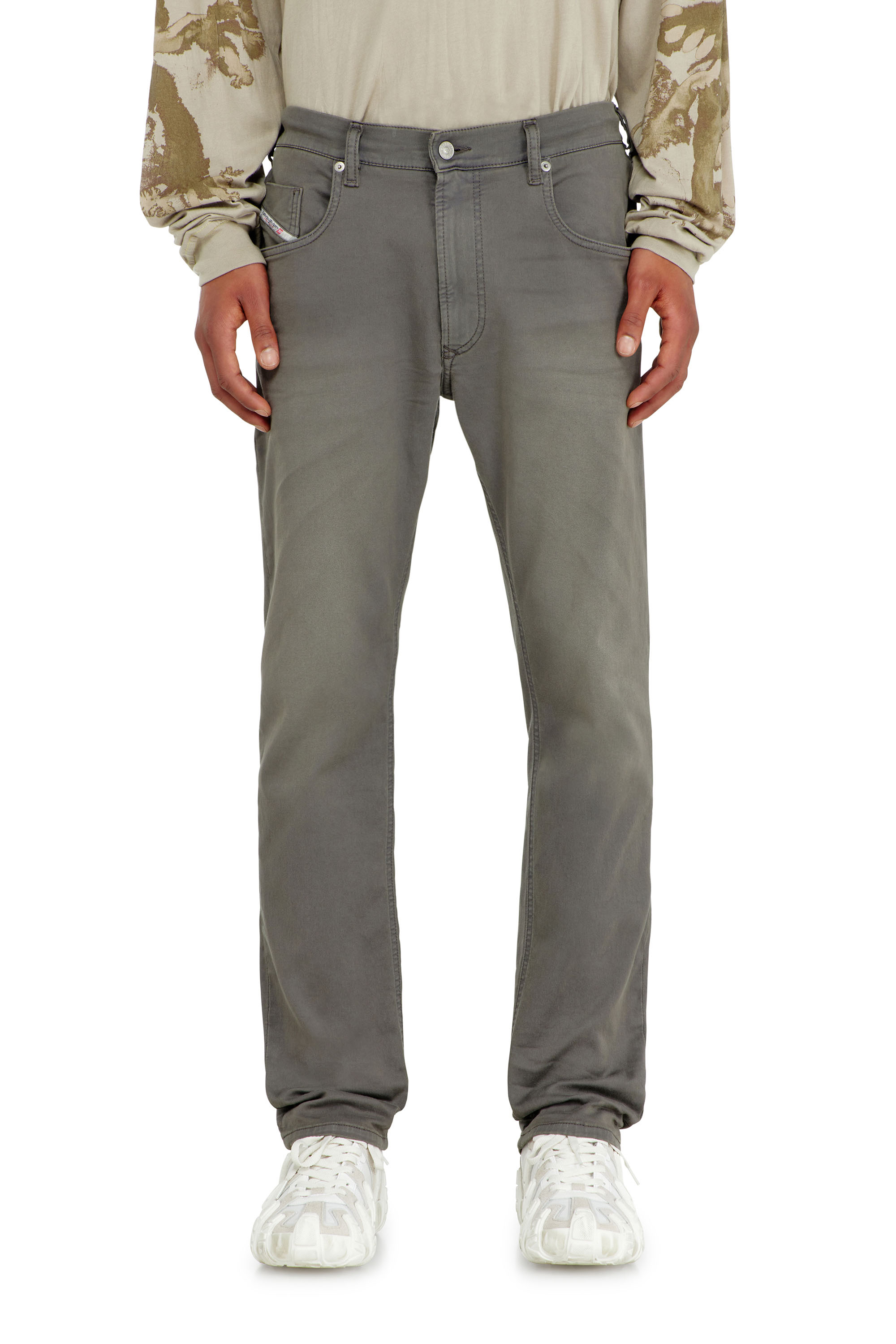 Diesel - Male's Regular 2032 D-Krooley-BW Joggjeans&reg; 0670M, グレー - 3