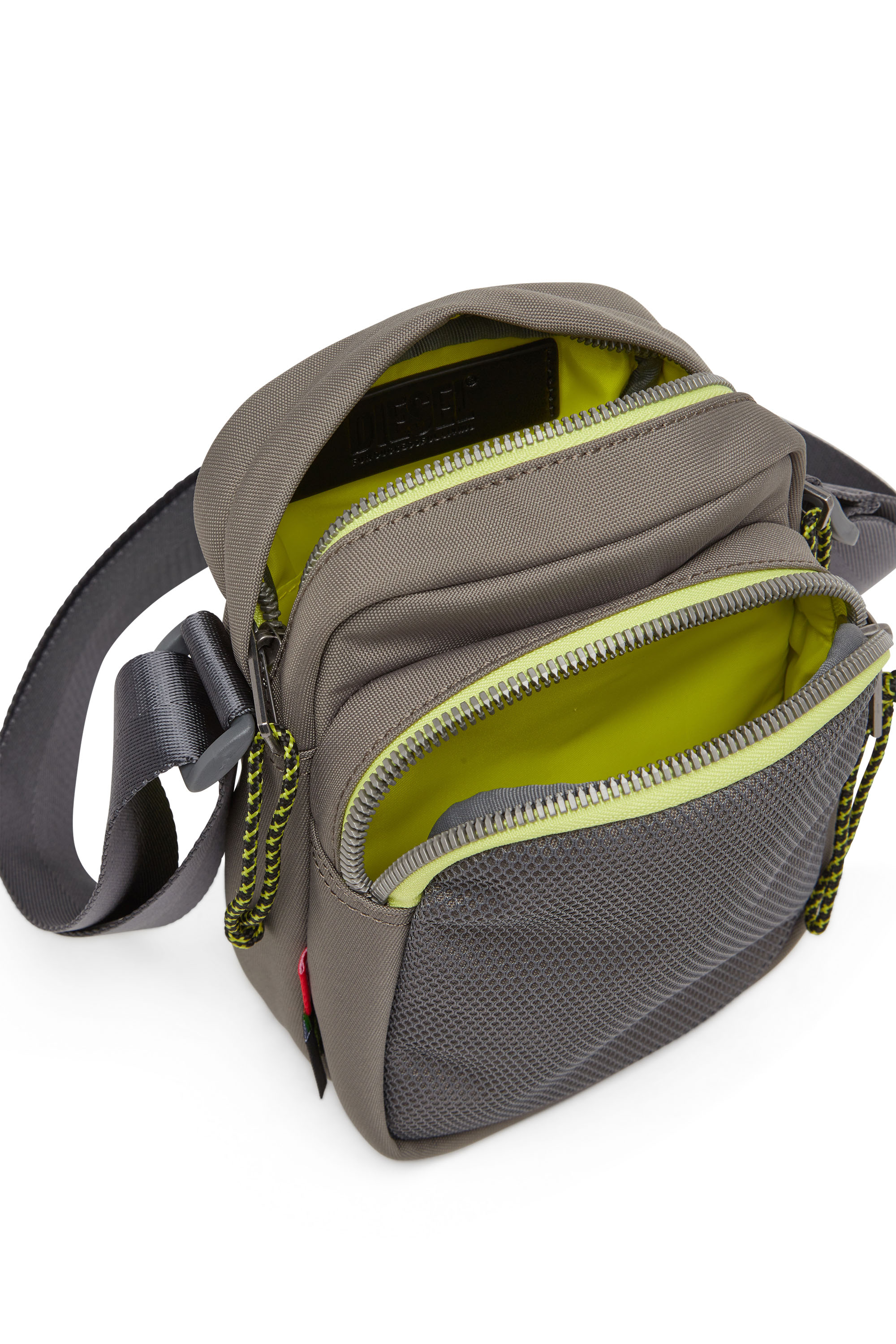 Diesel - URBN NET CROSSBODY, グレー/グリーン - Image 4