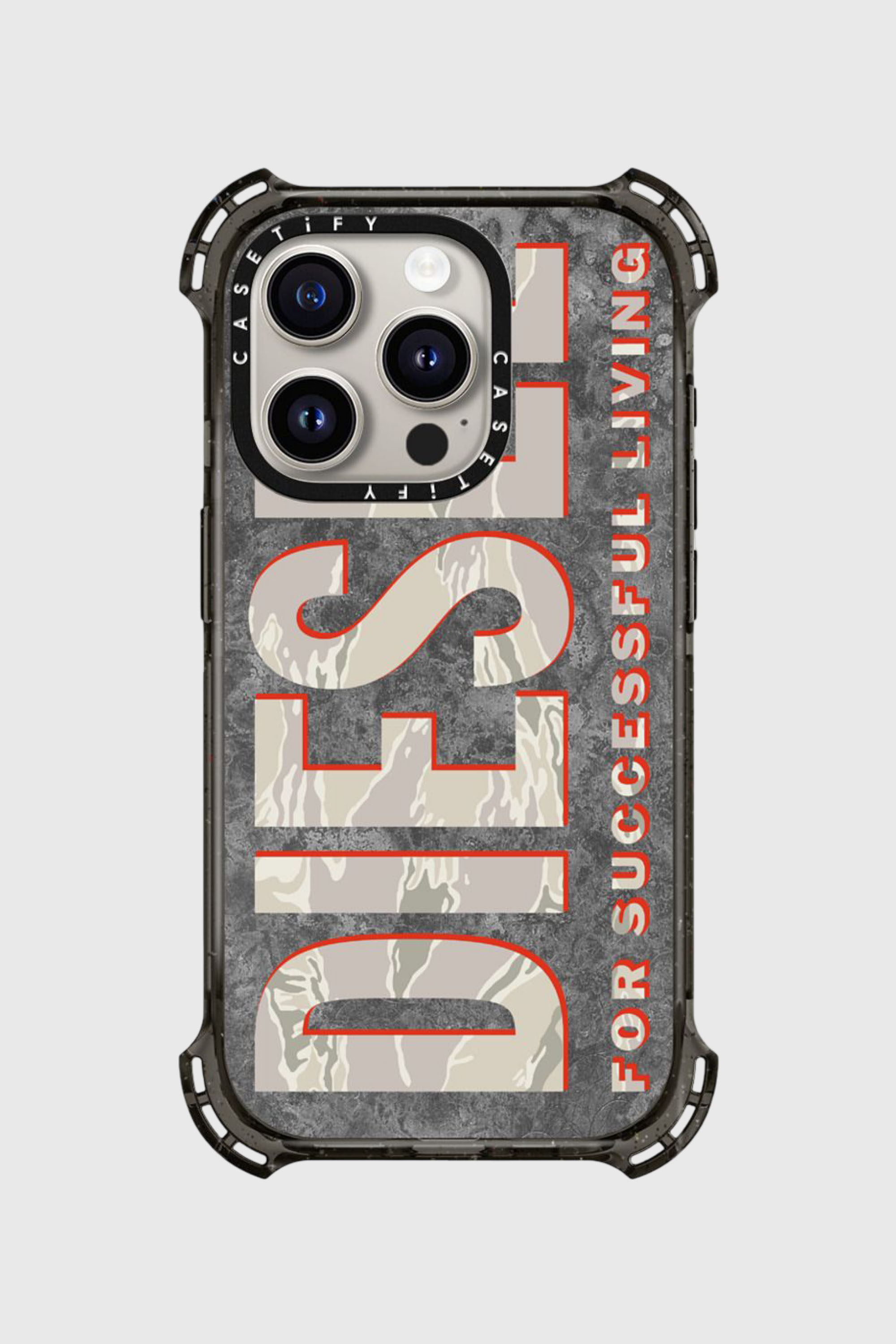 Diesel - 60308 CASETIFY MOULDED CASE, Unisex's IPHONE 15 PRO in ブラウン/ホワイト - 4