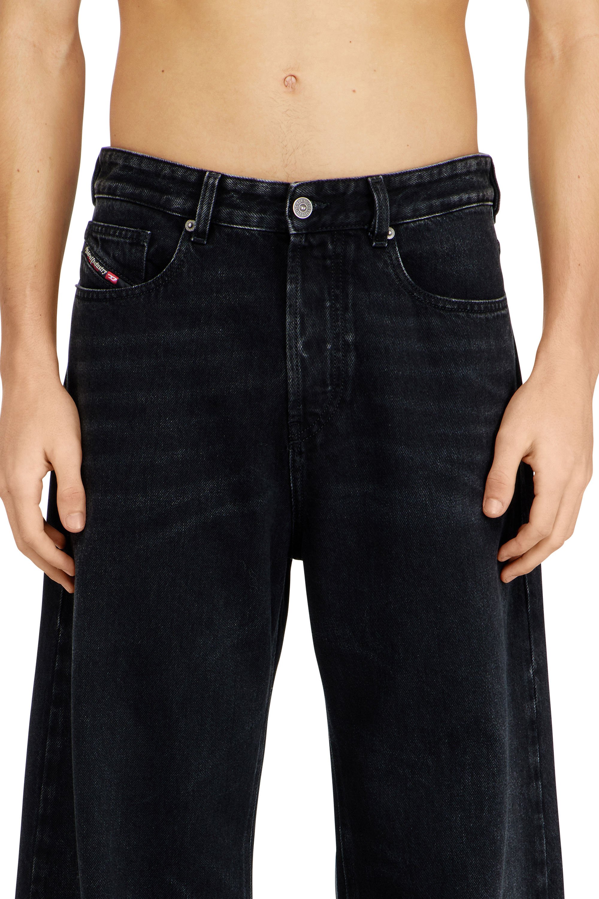 Diesel - Male's Relaxed Jeans D-Rise 09P09, ブラック/ダークグレー - 4