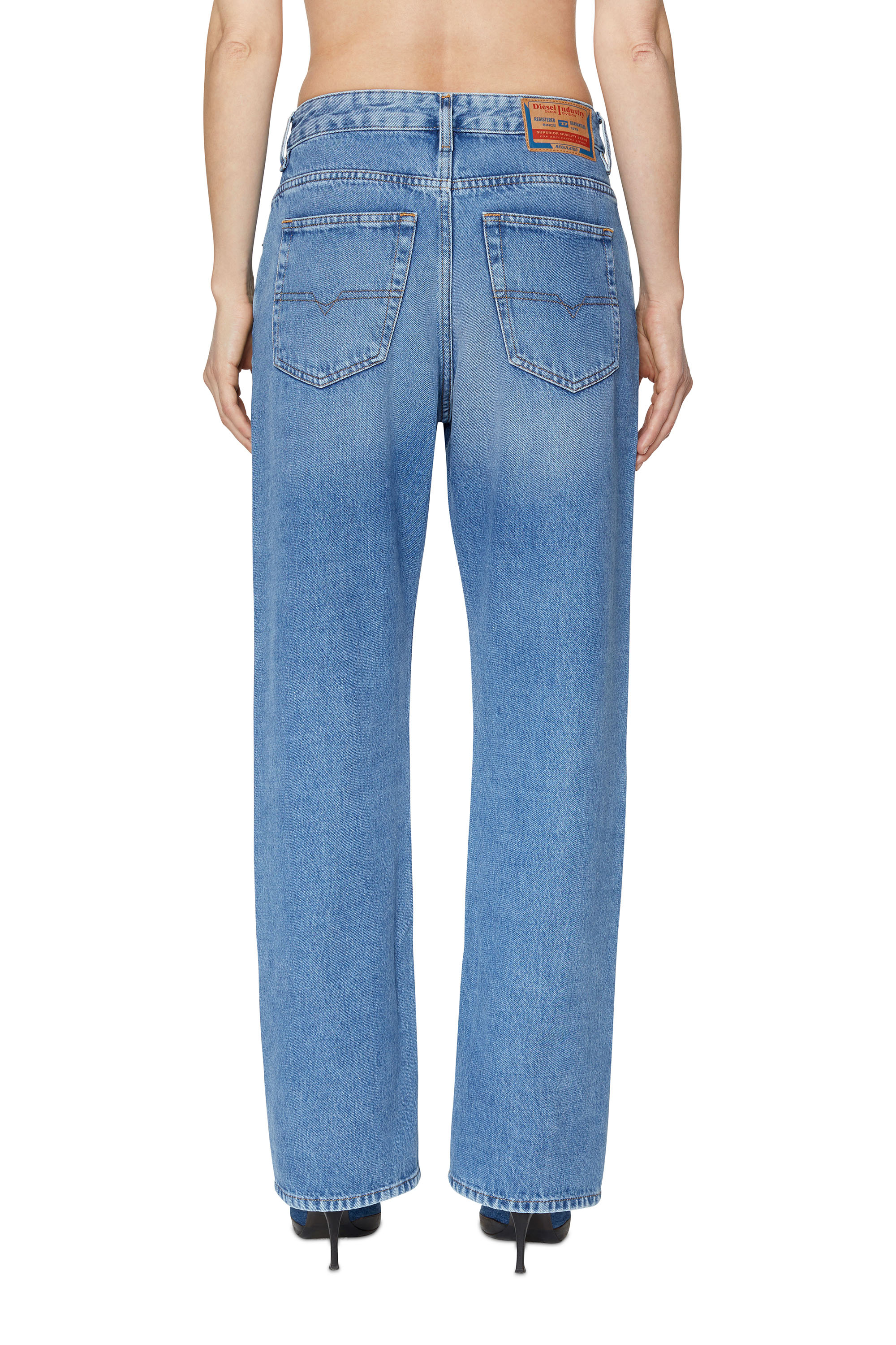 Diesel - Straight Jeans 1999 D-Reggy 09C16, ミディアムブルー - Image 2