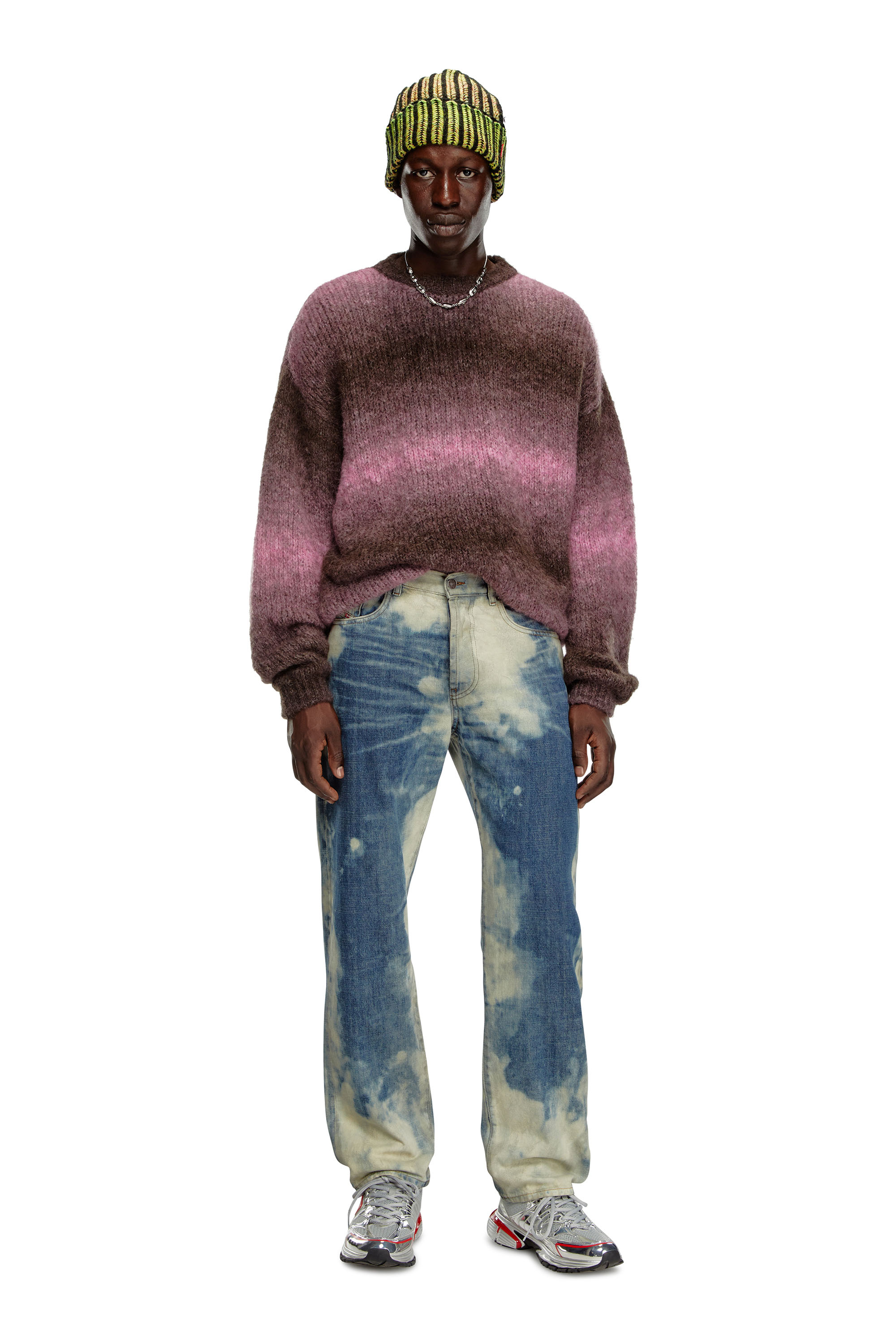 Diesel - Male's Regular Jeans 2024 D-Macs 0CBDI, ミディアムブルー - 2