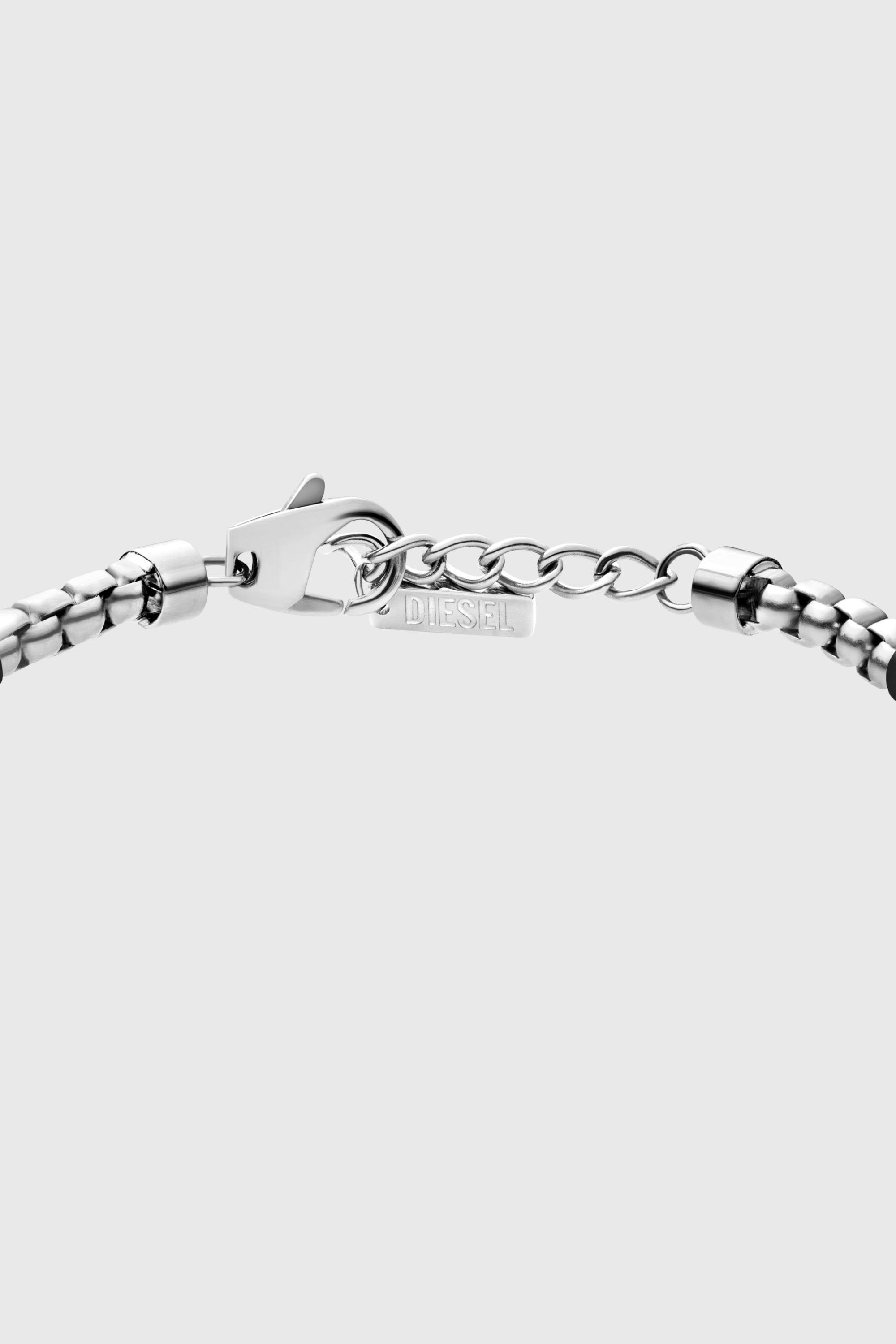 Diesel - DX1634931 JEWELLERY, Unisex's ブレスレット in シルバー/ブラック - 2