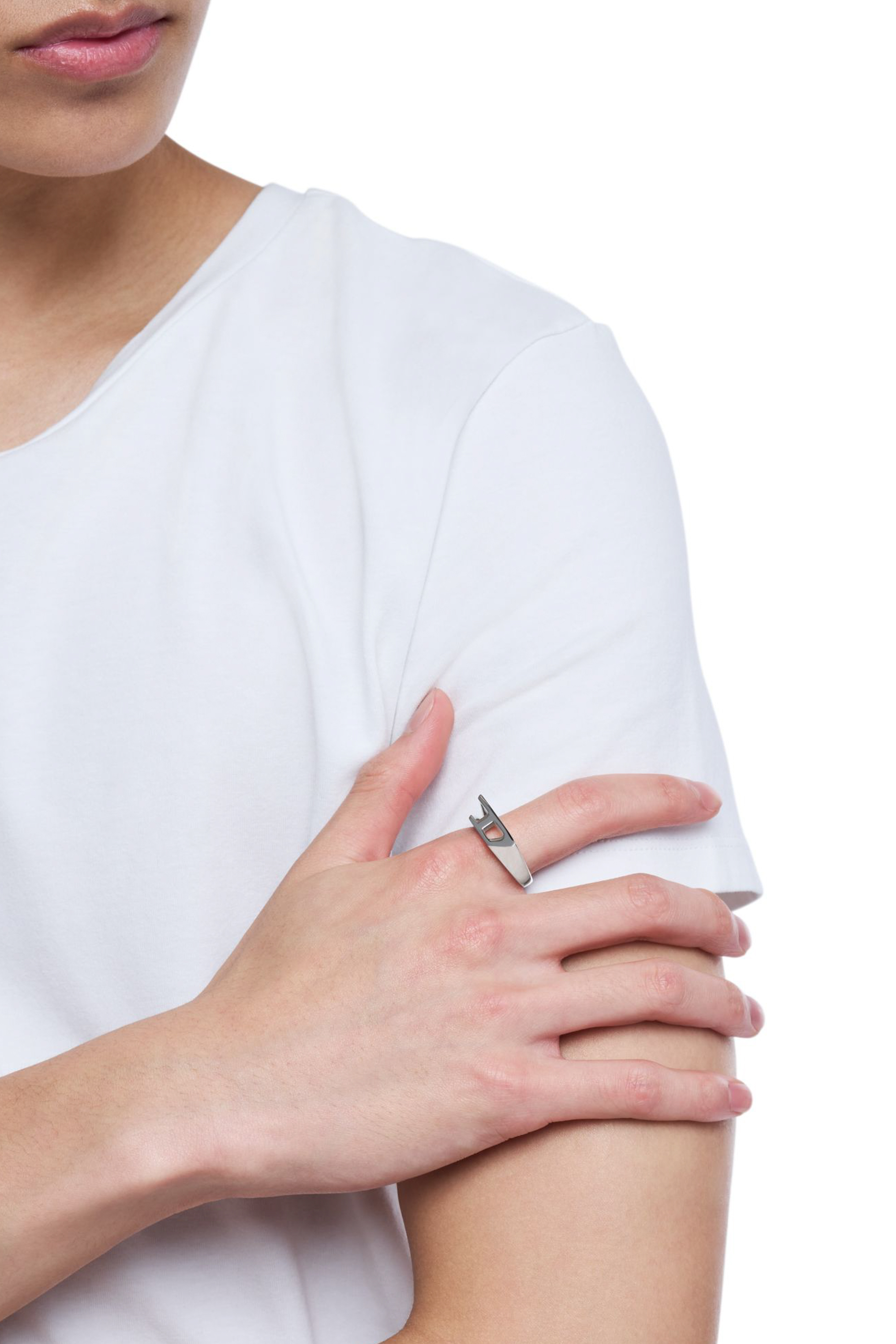 Diesel - DX1638040 JEWELLERY, Unisex's リング in シルバー - 5