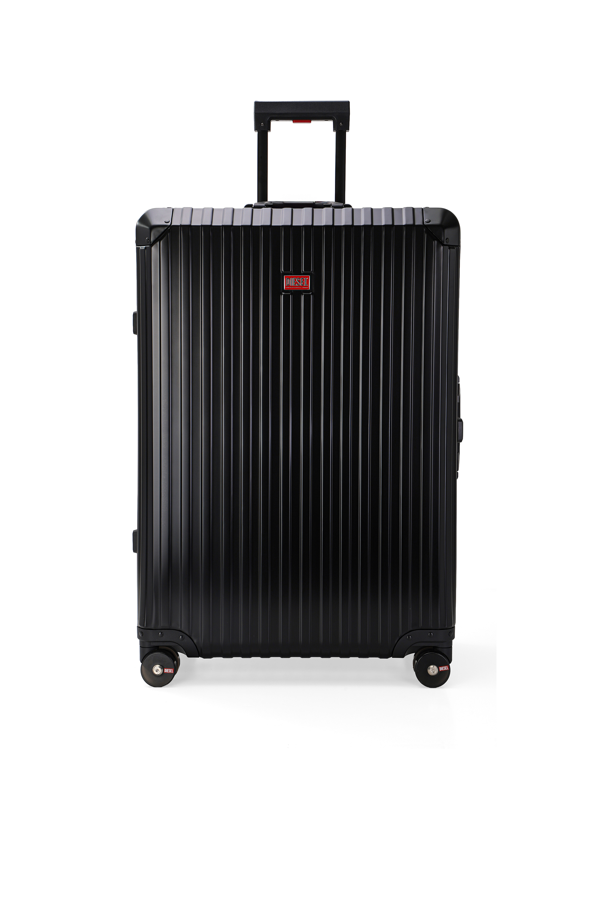 Diesel - DIESEL ALUMINUM TROLLEY- DSL002, Unisex's Aluminum suitcase size L in ブラック - 1