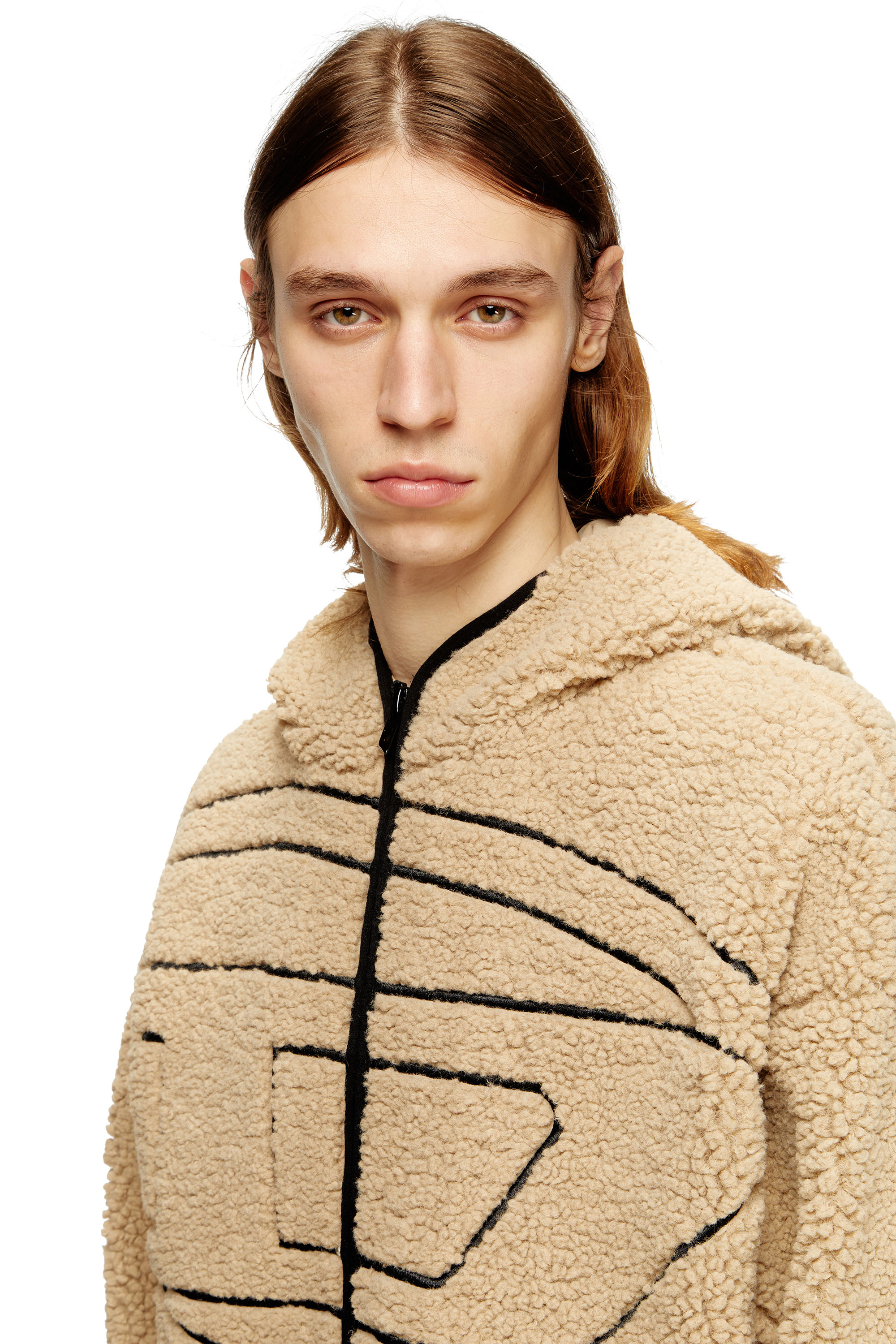 Diesel - S-ZAT, Male's ジャケット in ベージュ - 4