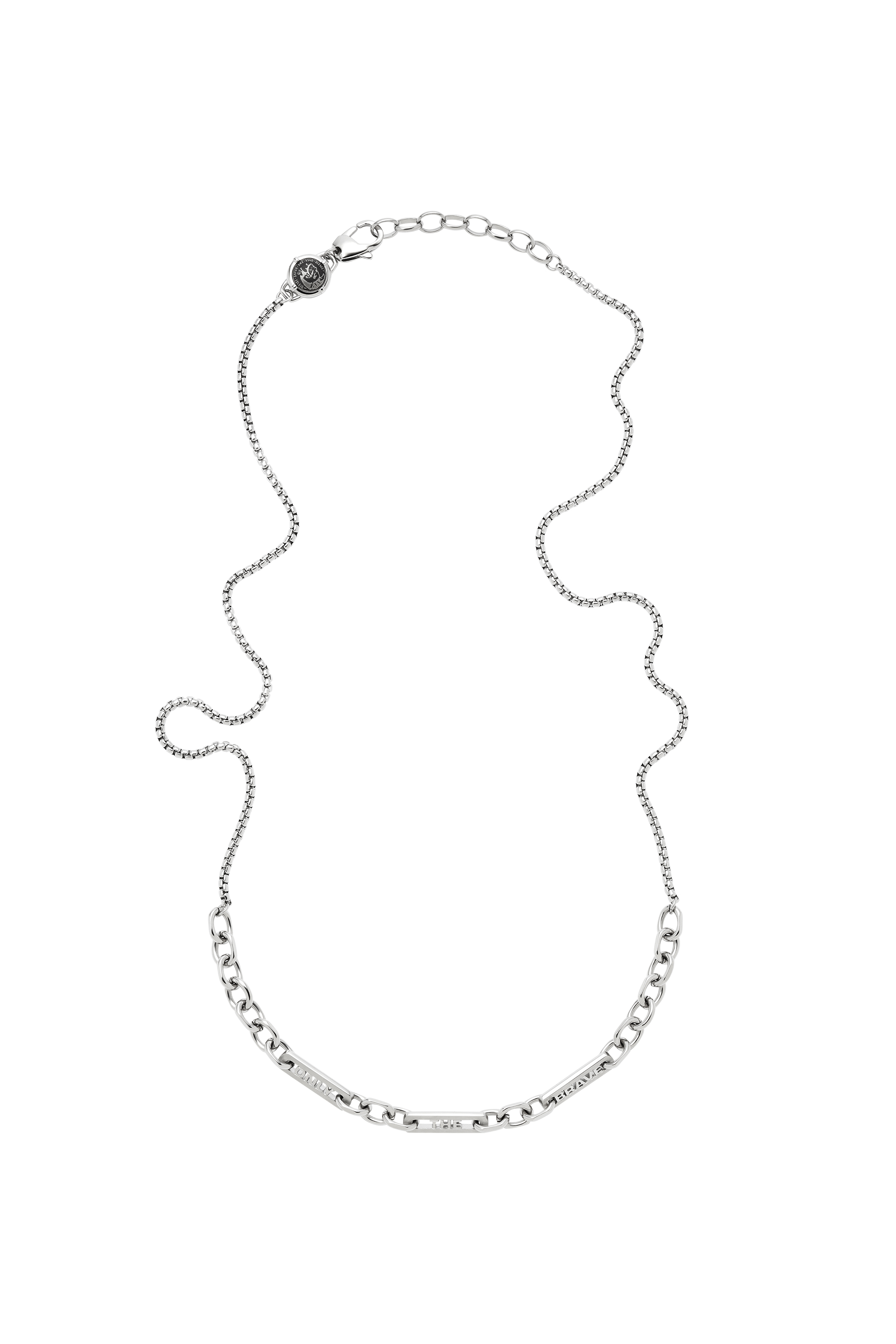 Diesel - DX1329, Male's ジュエリー ネックレス in シルバー - 2