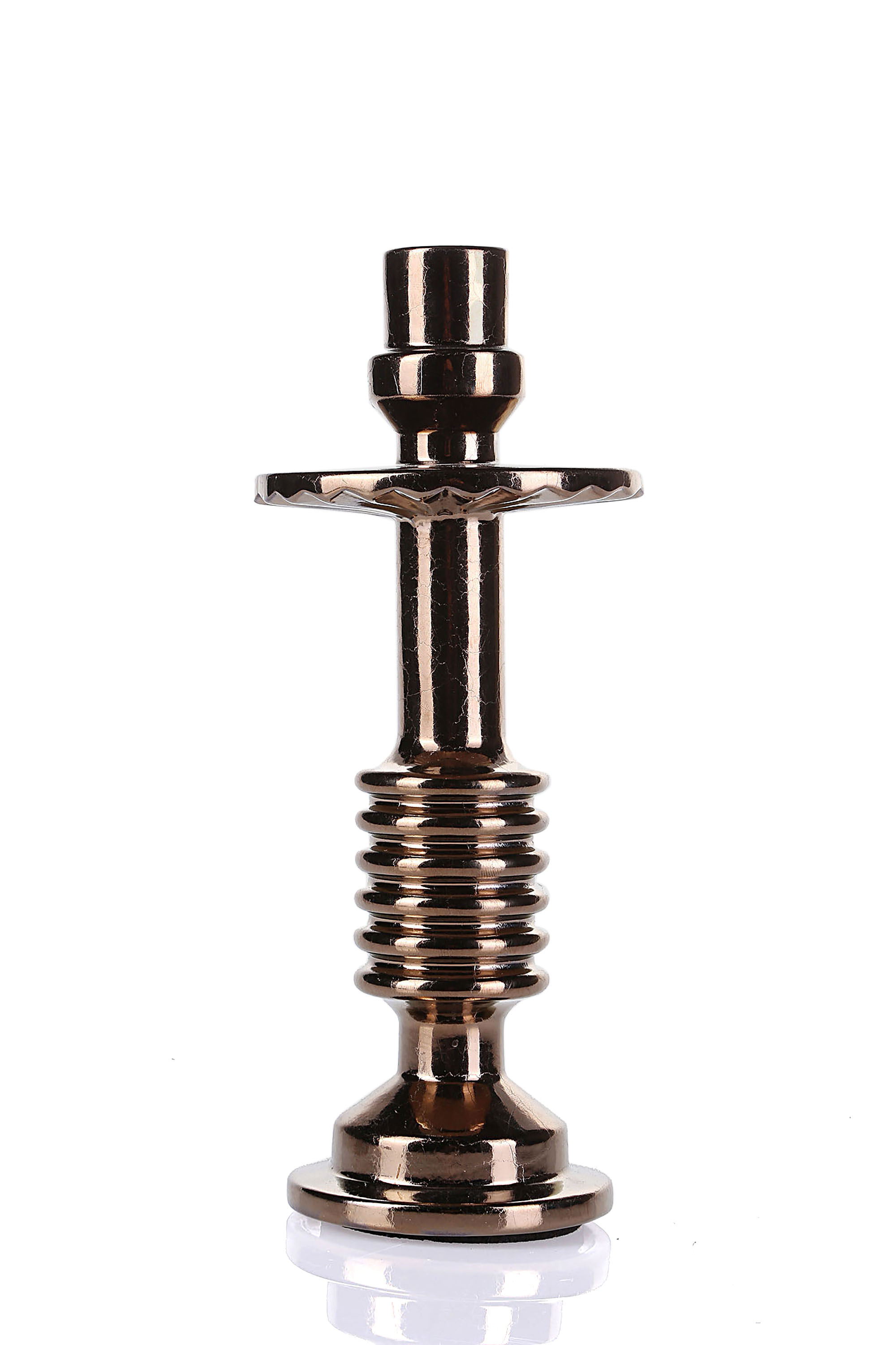 Diesel - 10954 TRANSMISSION, Unisex's Bronze small porcelain candleholder in ブロンズ - 1