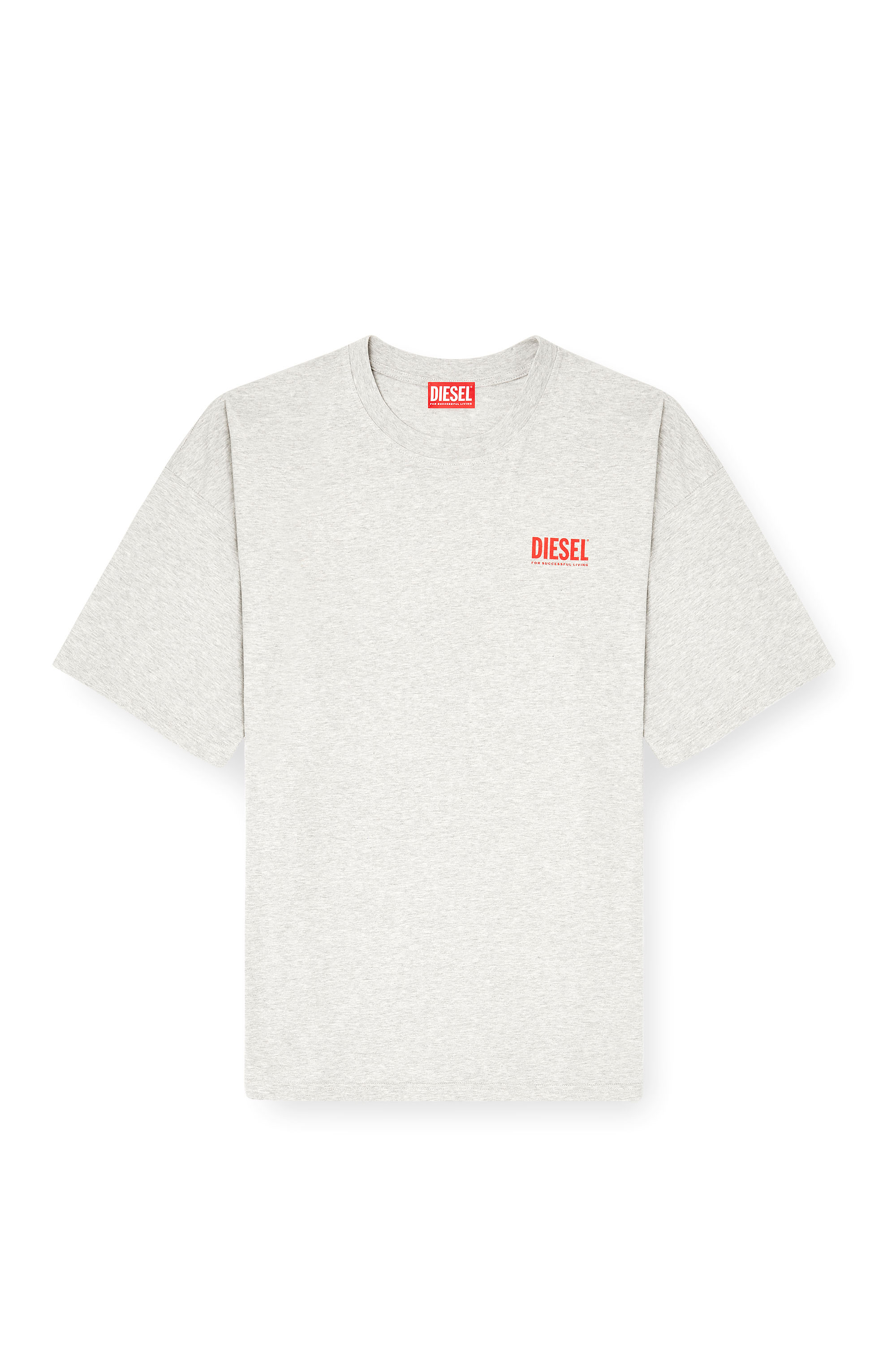 Diesel - T-BOXT-BISK, Male's Tシャツ in ライトグレー - 2