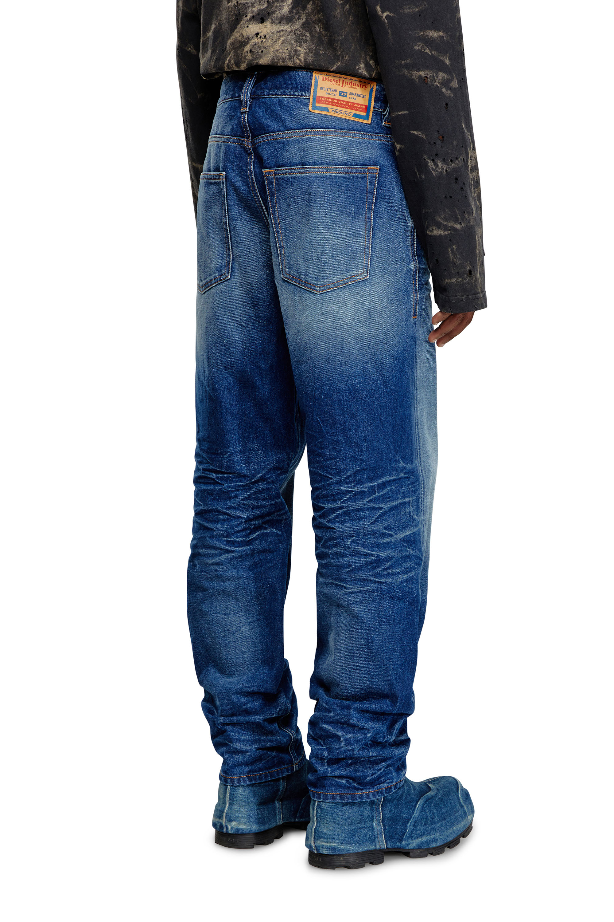 Diesel - Straight Jeans 2010 D-Macs 09I46, ミディアムブルー - Image 4