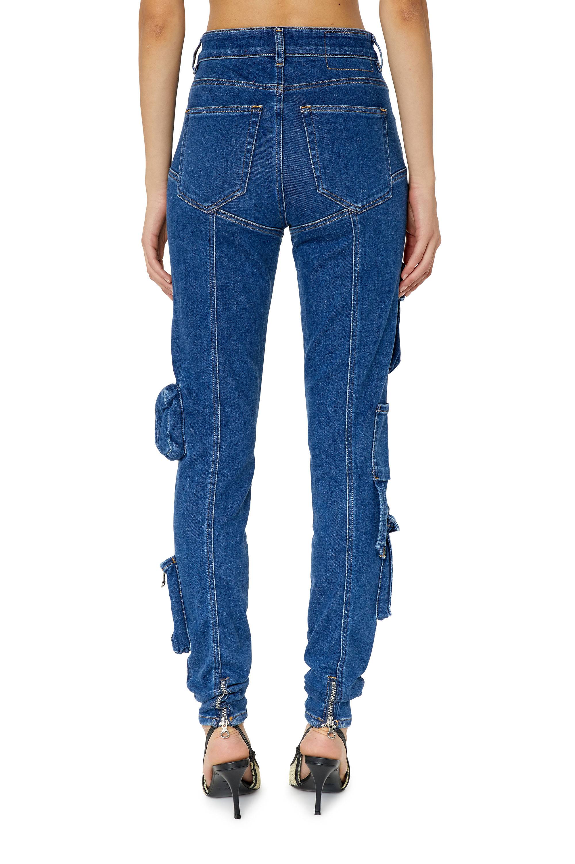 Diesel - Super skinny Jeans 1984 Slandy-High 09F28, ダークブルー - Image 2