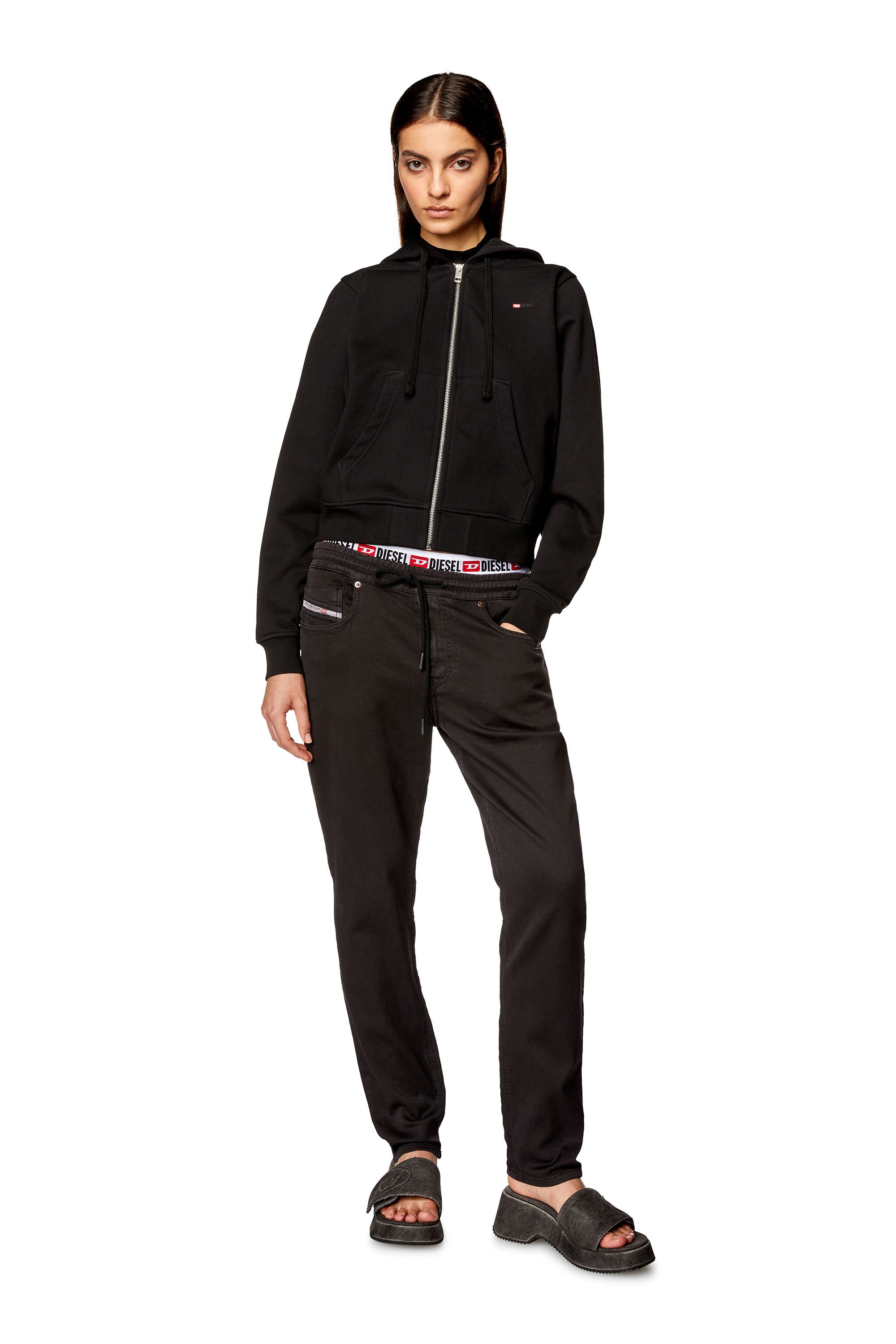 Diesel - Female's Regular 2031 D-Krailey Joggjeans® 068DY, ブラック - 1