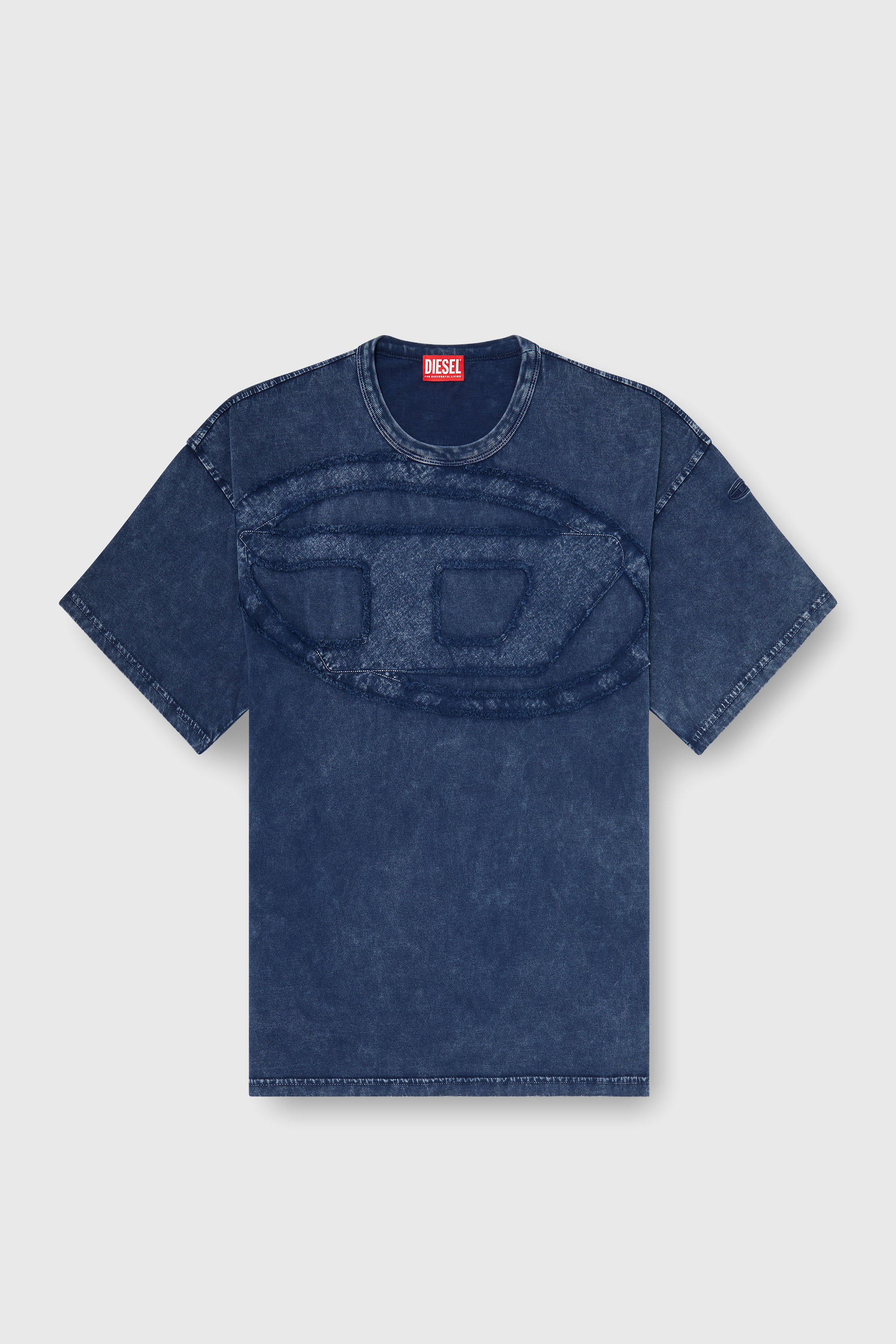 Diesel - T-BOXT-DEN, Male's Tシャツ in ミディアムブルー - 2