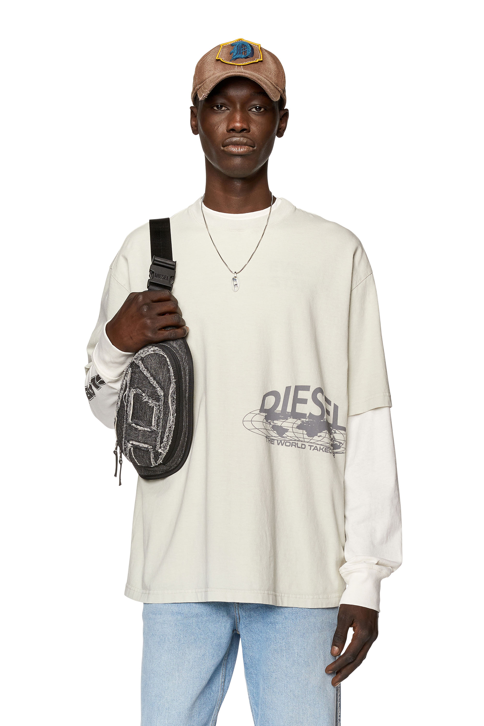 Diesel - T-WASH-L5, ホワイト - Image 1