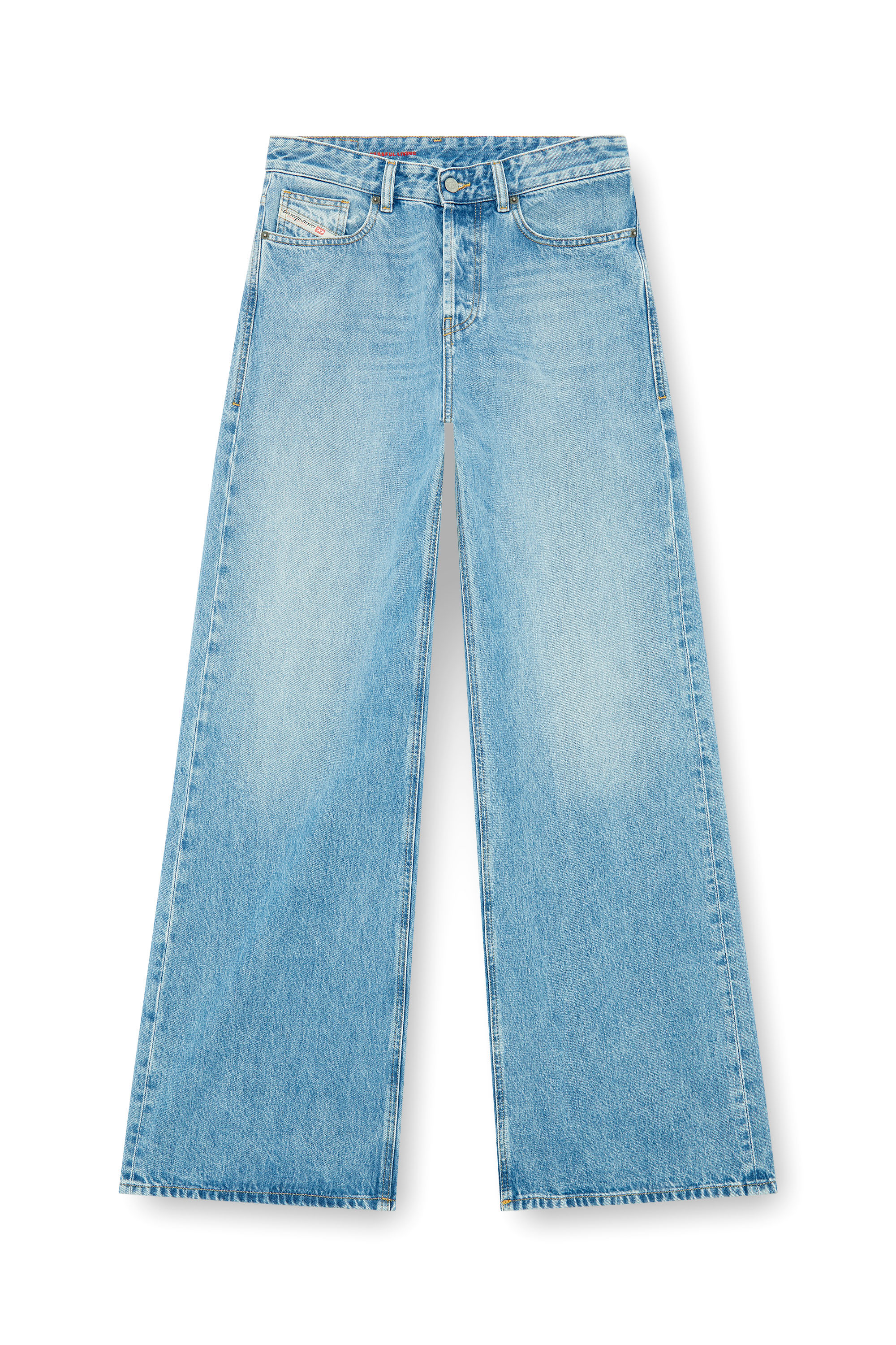 Diesel - Unisex's Relaxed Jeans 1996 D-Sire 09I29, ライトブルー - 8