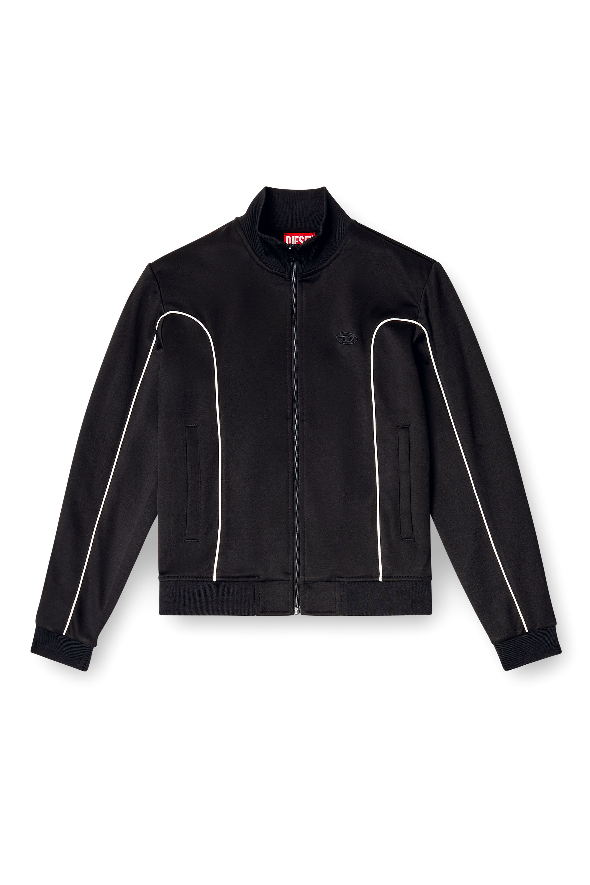 Diesel - F-LOCKING-OD, Female's ジャケット in ブラック/ホワイト - 2